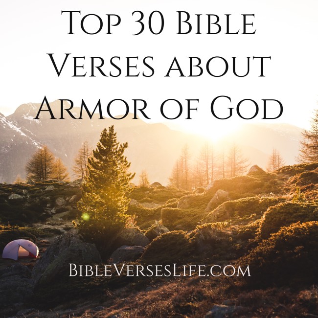 Top 30 Bible Verses about Armor of God