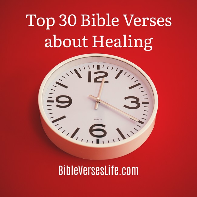 Top 30 Bible Verses about Healing