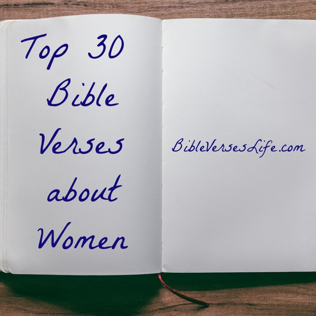Top 30 Bible Verses about Women