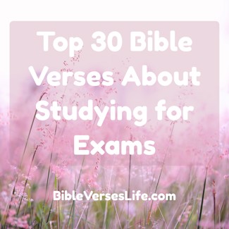 Top 30 Bible Verses About Studying for Exams
