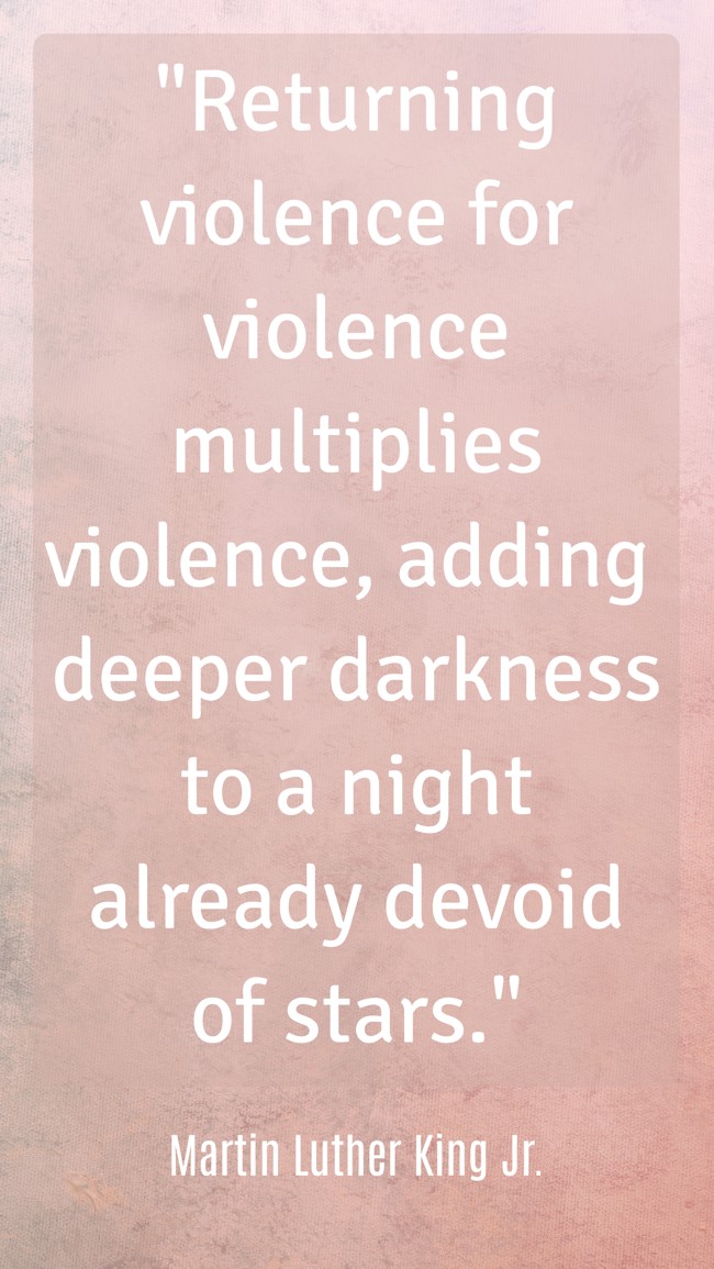 Returning violence for violence multiplies violence, adding deeper darkness to a night already devoid of stars. - Martin Luther King Jr.