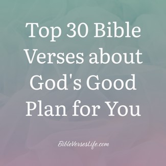 Top 30 Bible Verses about God’s Good Plan for You