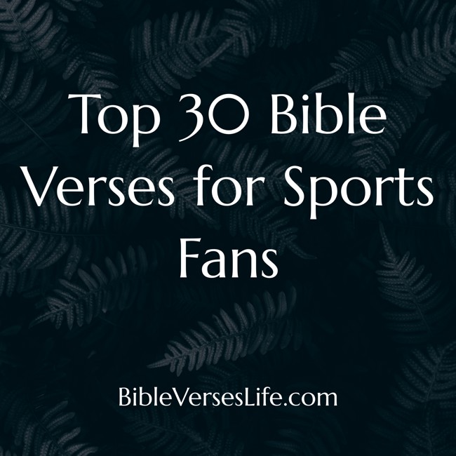 Top 30 Bible Verses for Sports Fans