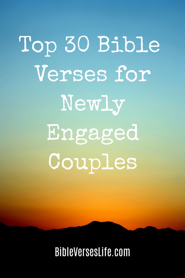 Top 30 Bible Verses for Newly Engaged Couples