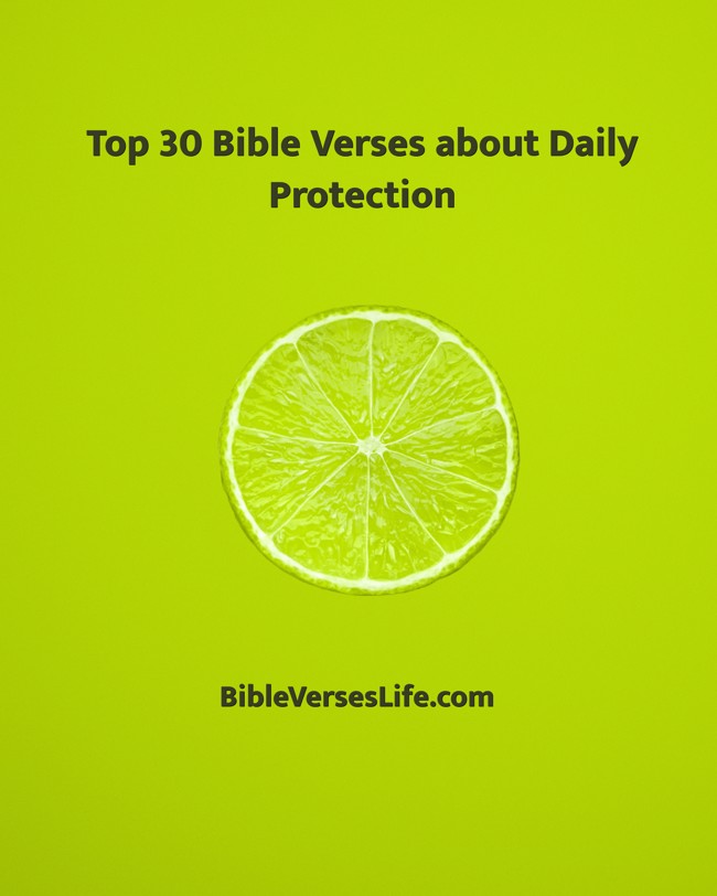 Top 30 Bible Verses about Daily Protection