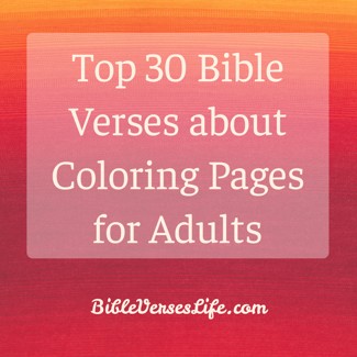 Top 30 Bible Verses about Coloring Pages for Adults