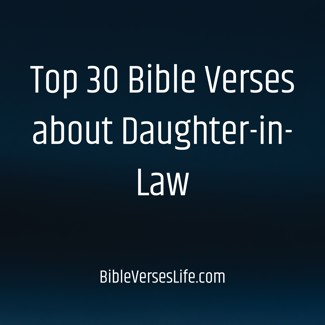 Top 30 Bible Verses about Daughter-in-Law