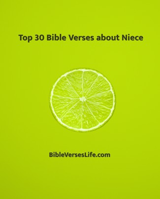 Top 30 Bible Verses about Niece
