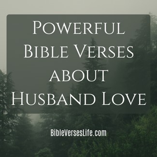 Powerful Bible Verses about Husband Love