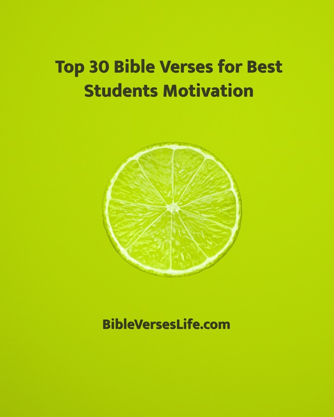Top 30 Bible Verses for Best Students Motivation