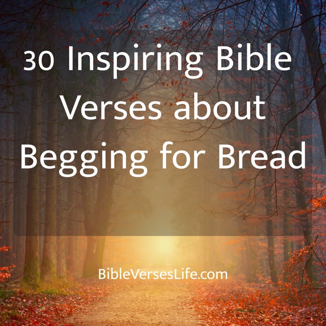 30 Inspiring Bible Verses about Begging for Bread