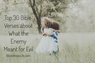 Top 30 Bible Verses about What the Enemy Meant for Evil