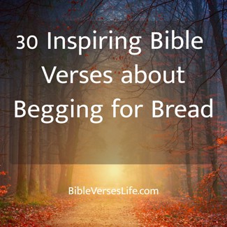 30 Inspiring Bible Verses about Begging for Bread