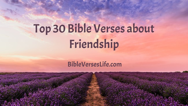 Top 30 Bible Verses about Friendship