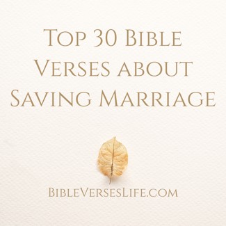 Top 30 Bible Verses about Saving Marriage