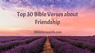 Top 30 Bible Verses about Friendship