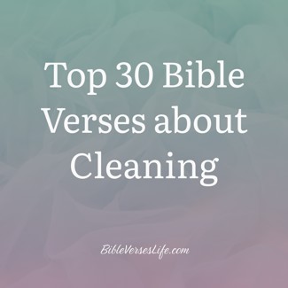 Top 30 Bible Verses about Cleaning