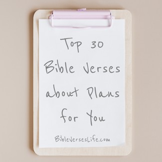 Top 30 Bible Verses about Plans for You