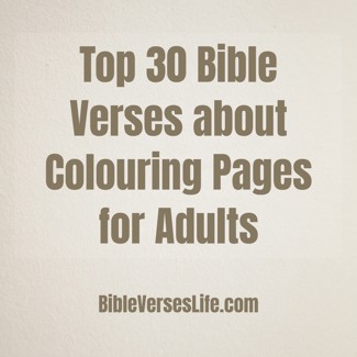 Top 30 Bible Verses about Colouring Pages for Adults