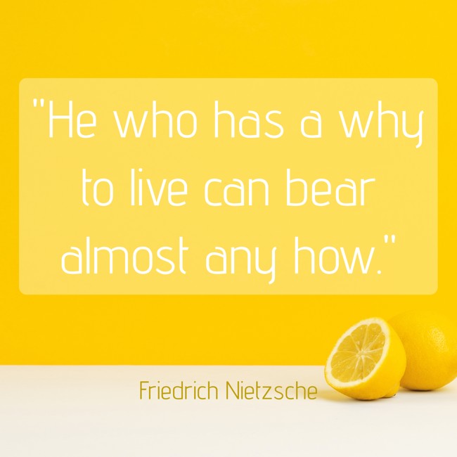 He who has a why to live can bear almost any how. - Friedrich Nietzsche