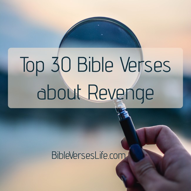 Top 30 Bible Verses about Revenge