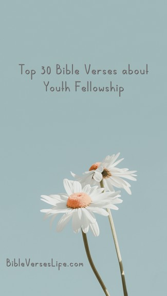 Top 30 Bible Verses about Youth Fellowship