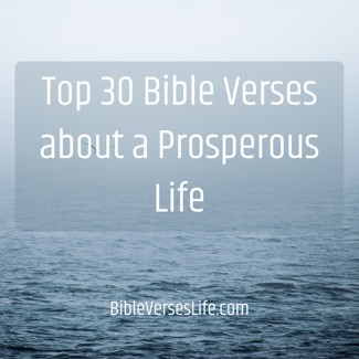 Top 30 Bible Verses about a Prosperous Life