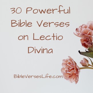 30 Powerful Bible Verses on Lectio Divina