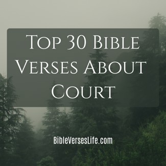 Top 30 Bible Verses About Court