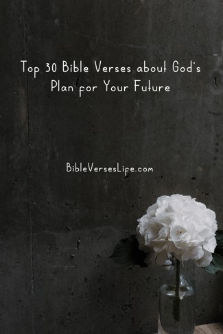 Top 30 Bible Verses about God’s Plan for Your Future