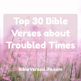 Top 30 Bible Verses about Troubled Times