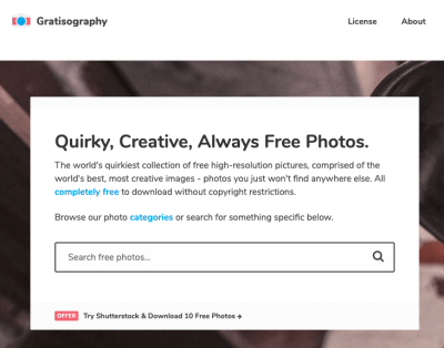 Shutterstock Alternatives for Free Image Downloads