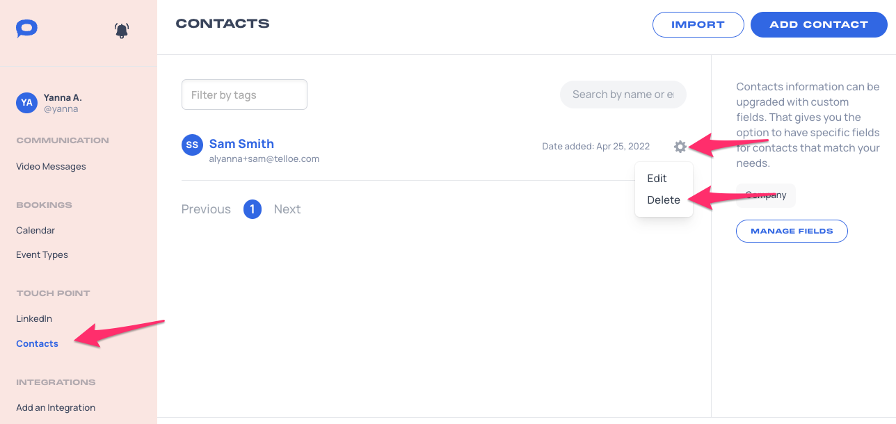 How to Delete Contact Info from a Shutterstock Contributor Account?