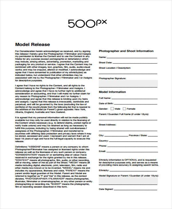 How to Fill Out a Shutterstock Model Release Form