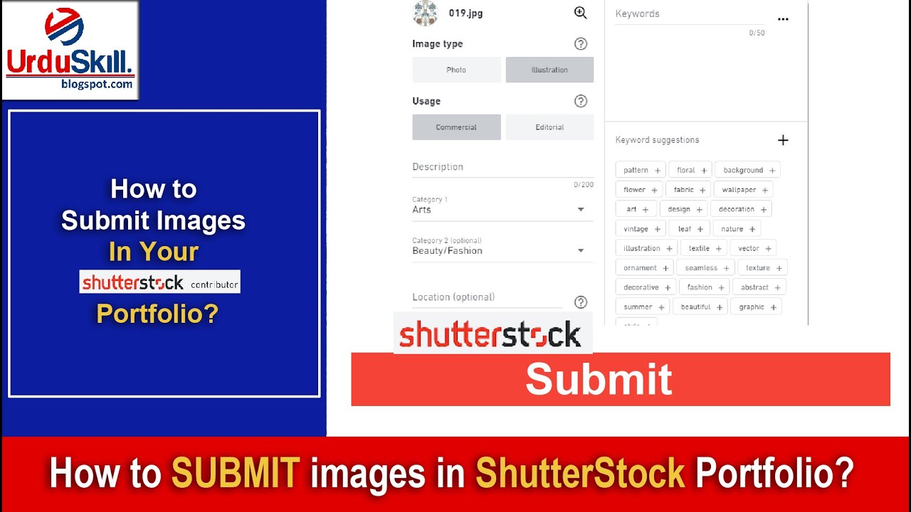 How to submit Images to ShutterStock account YouTube