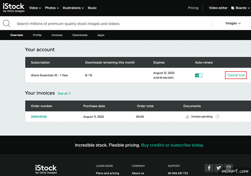 How to Cancel a Shutterstock Free Trial