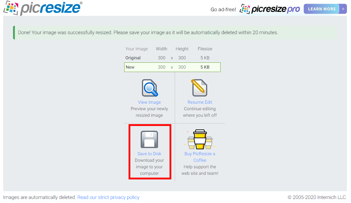 How to resize your photo AUSTAdmission