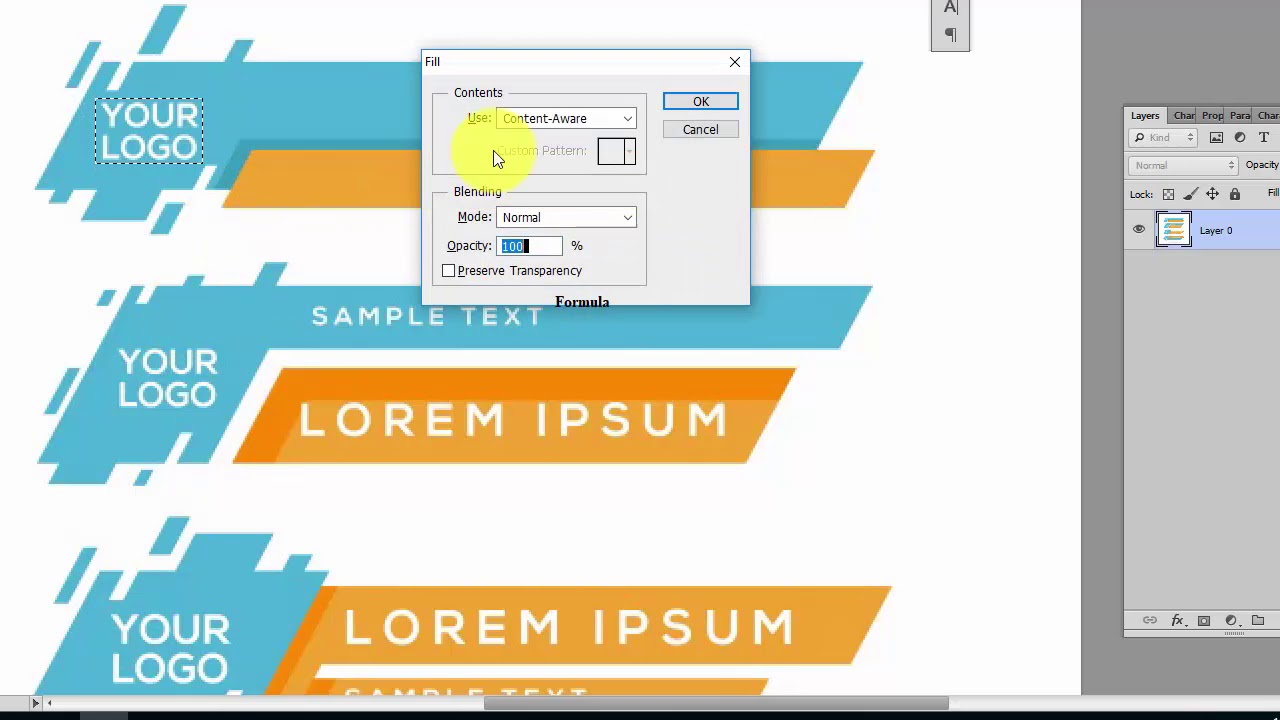 How to clean text form image removing extra text using Photoshop 