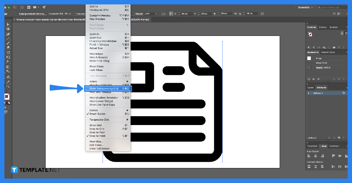 How to Save Transparency on EPS File