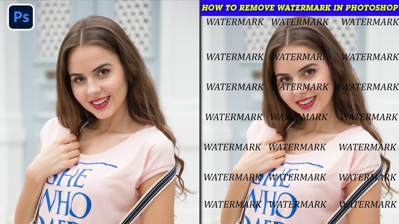 How to remove watermark in photoshop Remove Watermarks From Any Image 