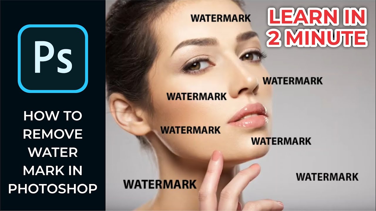 How to Remove Shutterstock Watermarks in Photoshop CC
