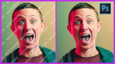How to Remove Shutterstock Watermark in Photoshop Easily