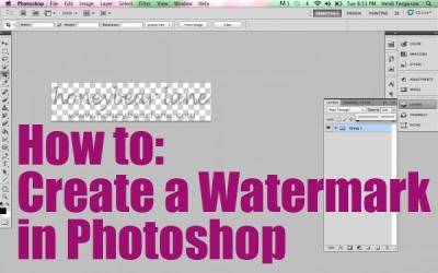 How to Create a Watermark Like Shutterstock’s?