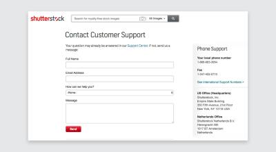 How to Contact Shutterstock for Contributor Support