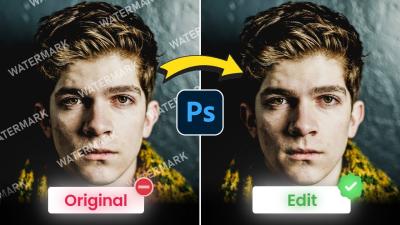 How to Remove Shutterstock Watermarks in Photoshop CC