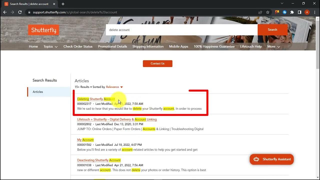 How To Delete Shutterfly Account Permanently YouTube