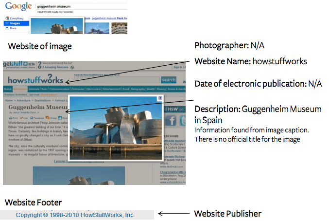 How to Cite a Picture or Image in MLA EasyBib Citations