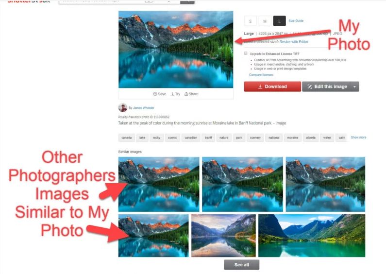 Thieves may be selling your photos on Shutterstock