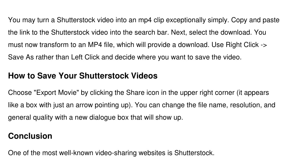 How to Rip Footage from Shutterstock Ethically