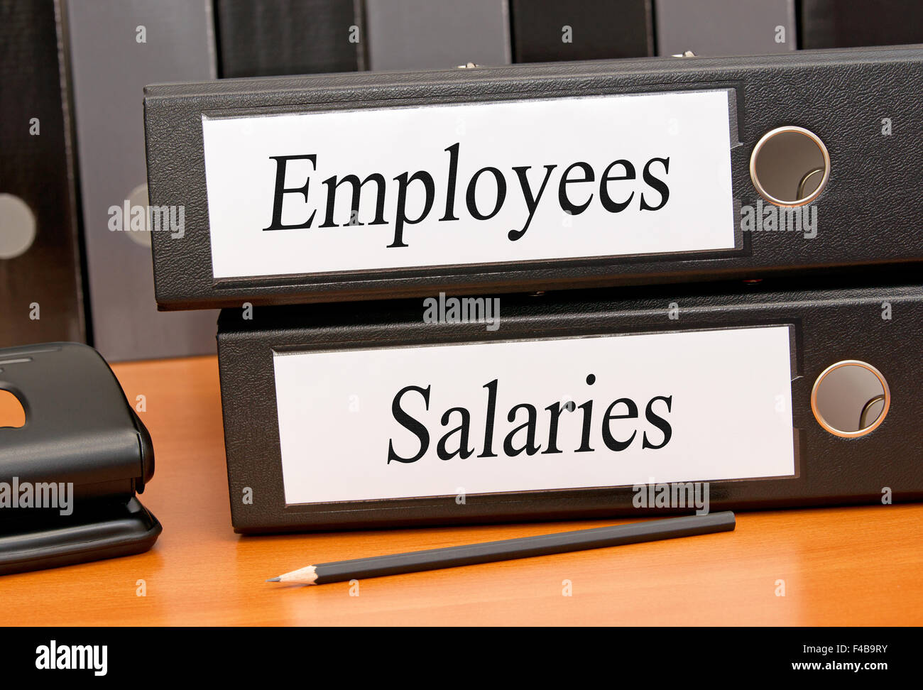 Employees and Salaries Stock Photo Alamy